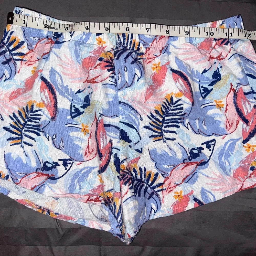 Vince Camuto Girls Light Blue Tropical Print Matching Set